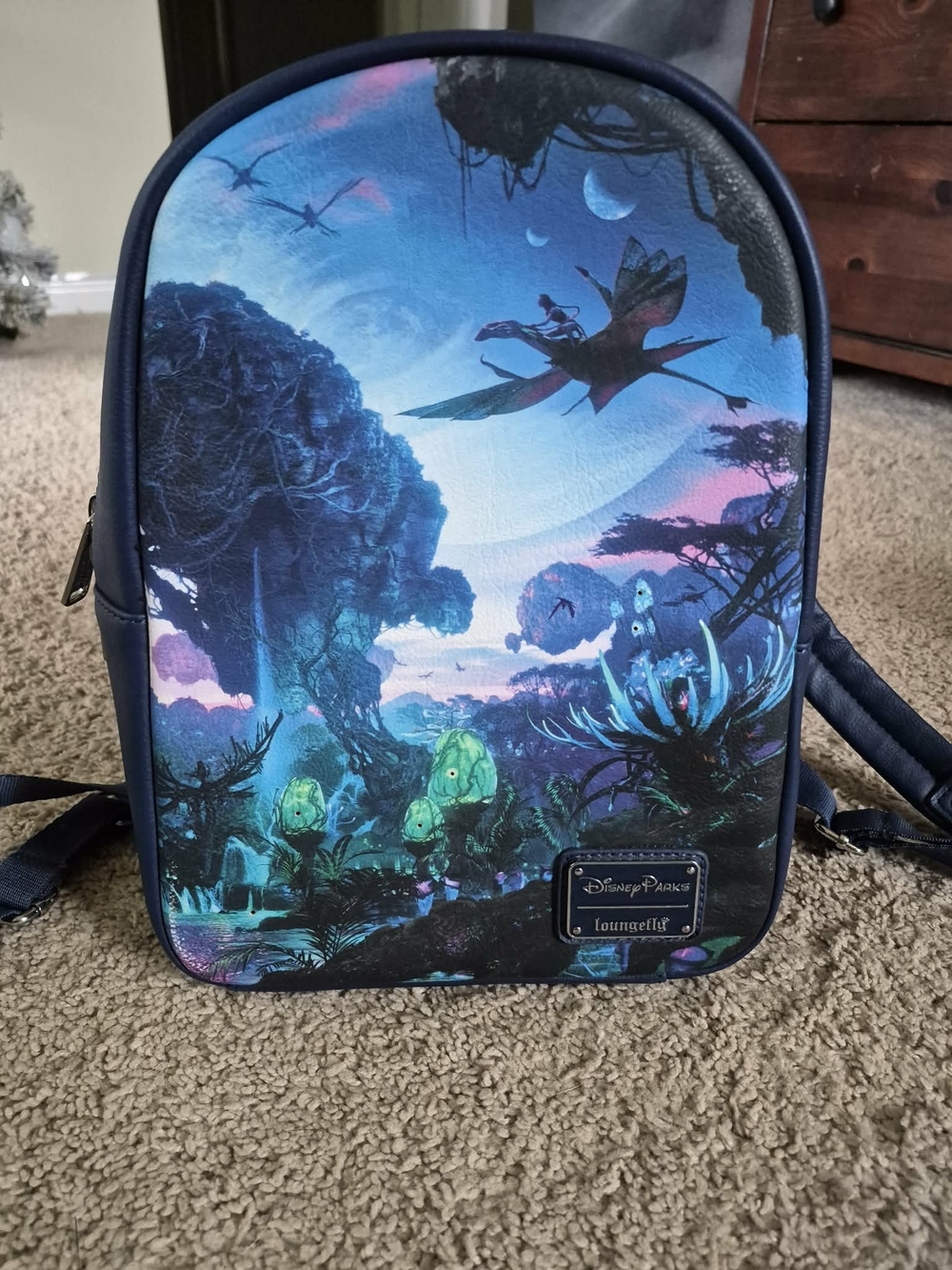 Disney/Pixar Loungefly Blue Avatar Pandora Mini Light-Up Backpack